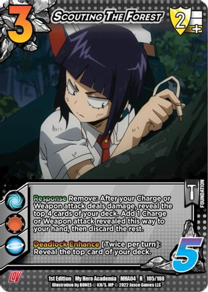 MHA04-1st-105/108R Scouting the Forest (Foil)