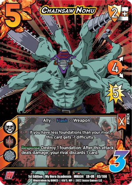 MHA04-Unl-083/108XR Chainsaw Nomu (XR Foil)