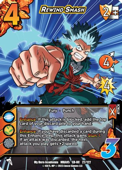 MHA05-022/122XR Rewind Smash (XR Foil)