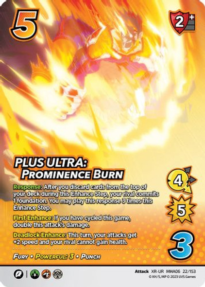 MHA06-022/153XR PLUS ULTRA: Prominence Burn (XR Foil)