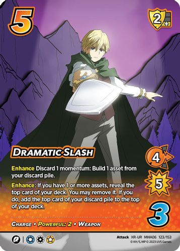 MHA06-123/153XR Dramatic Slash (XR Foil)