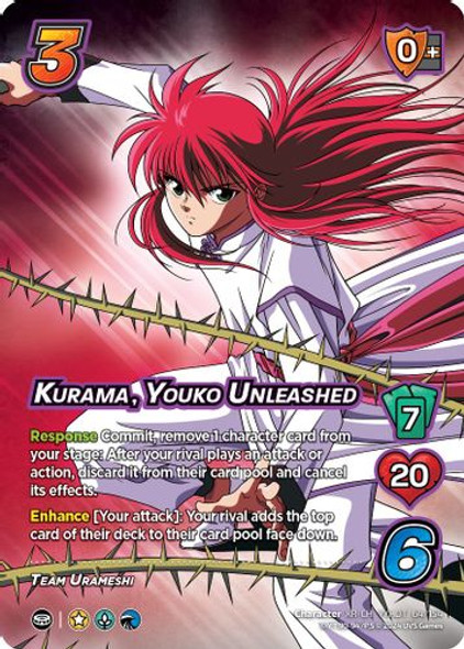 YYHDT-064/154XR Kurama, Youko Unleashed (XR Foil)