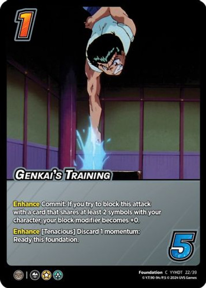 YYHDT-22/39C Genkai's Training