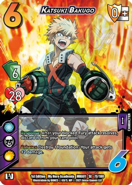 MHA01-73/180SE Katsuki Bakugo (Foil)