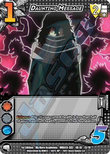 MHA03-SD2-13/18XR Daunting Message (XR Foil)