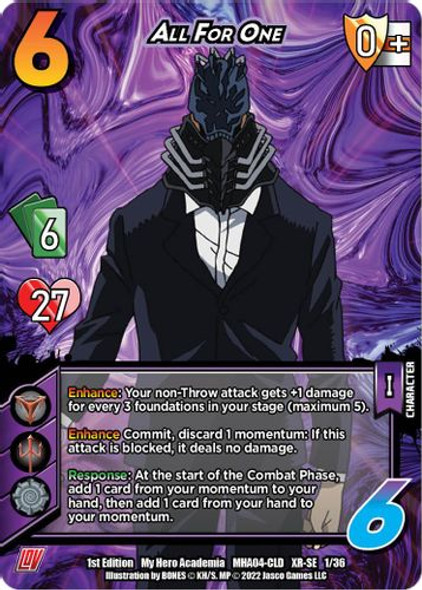 MHA04-CLD-01/36XR All For One (XR Foil)