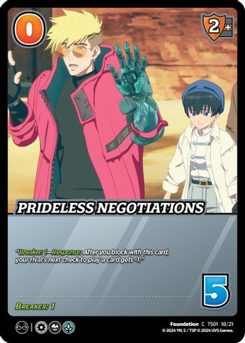 TS01-18/21C Prideless Negotiations