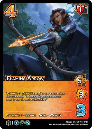 CR-VM-08/21UC Flaming Arrow