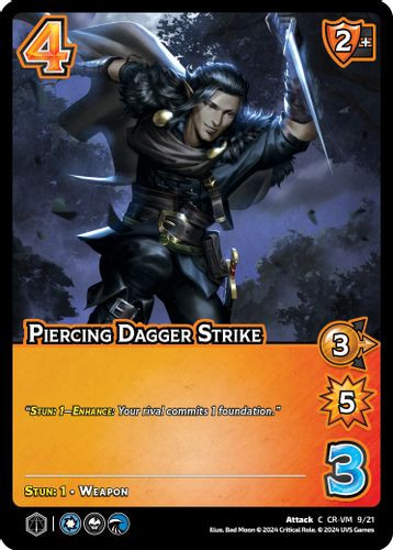 CR-VM-09/21C Piercing Dagger Strike