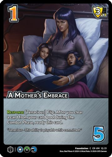CR-VM-12/21C A Mother's Embrace