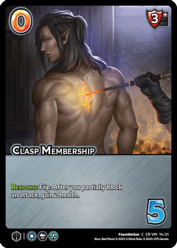 CR-VM-14/21C Clasp Membership