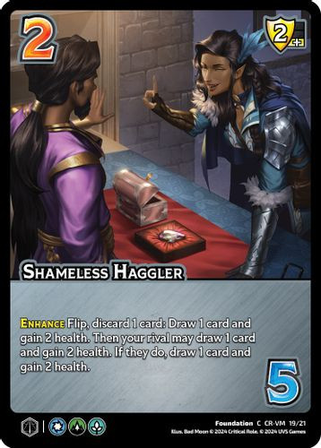 CR-VM-19/21C Shameless Haggler