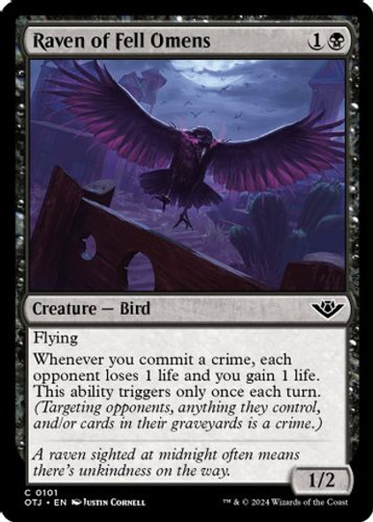 OTJ-0101C Raven of Fell Omens (Foil)