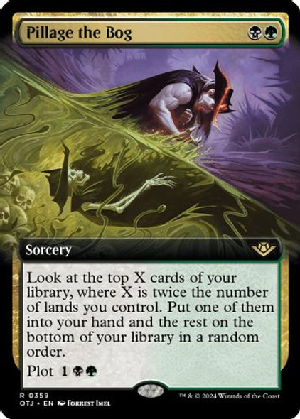 OTJ-0359R Pillage the Bog (Extended Art) (Foil)