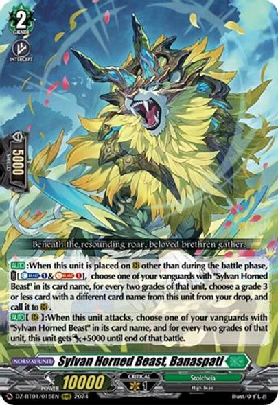 DZ-BT01/015EN RRR Sylvan Horned Beast, Banaspati