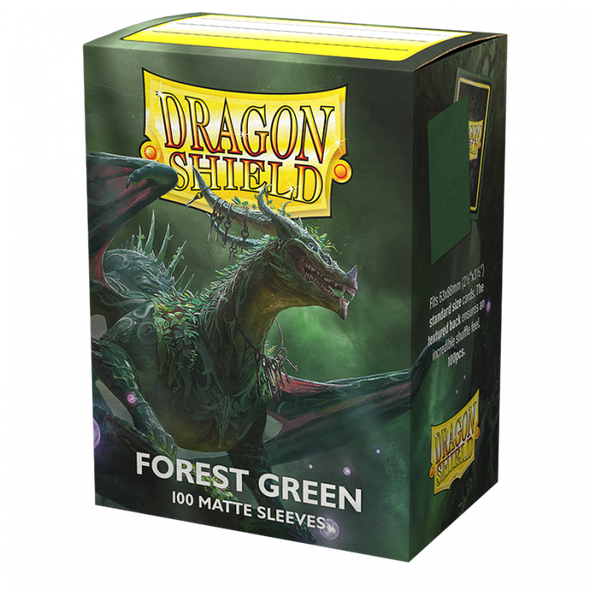 Dragon Shield MATTE (100) Forest Green