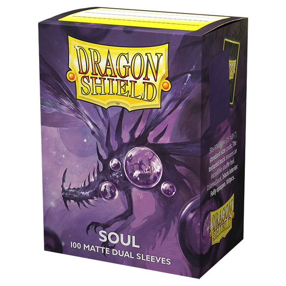 Dragon Shield DUAL MATTE (100) Soul Metallic Purple