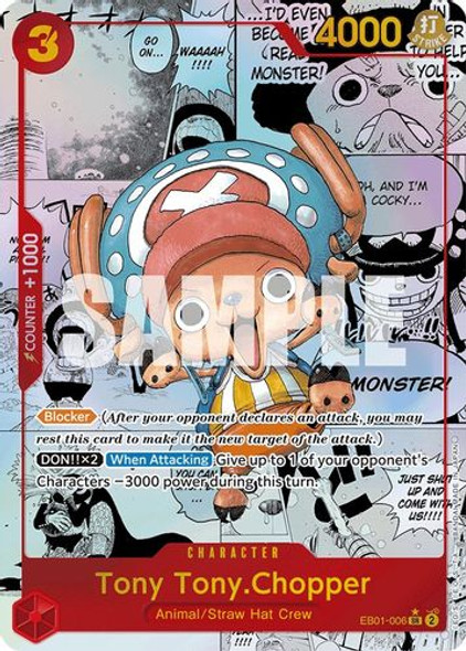 EB01-006SR-M Tony Tony.Chopper (Manga) (Alternate Art) (Foil)