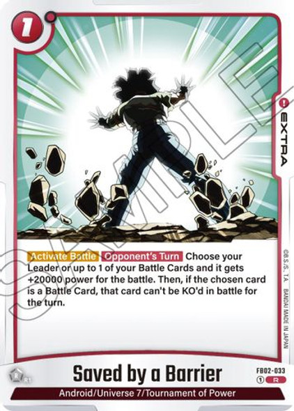 FB02-033R Saved by a Barrier (Foil)