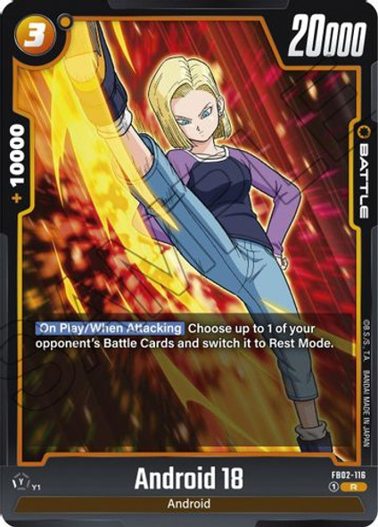 [FB02-116](R) Android 18 (Foil)