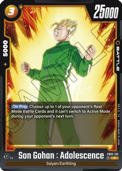 [FB02-122](R) Son Gohan : Adolescence (Foil)