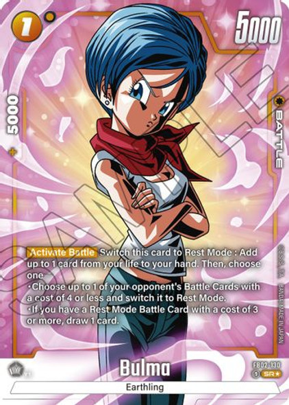 [FB02-130](SR) Bulma (Alternate Art) (Foil)