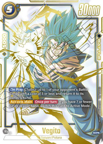 [FB02-139](SEC) Vegito {2 Star Alt Art} {Foil}