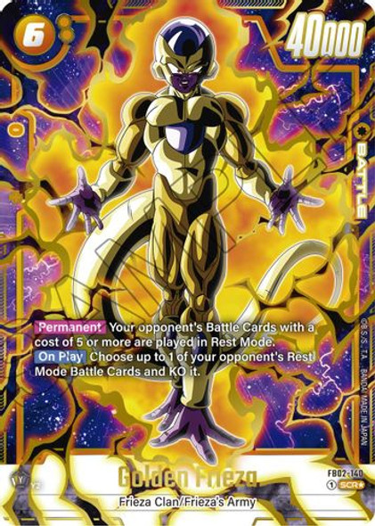 FB02-140SCR Golden Frieza (Alternate Art) (Foil)