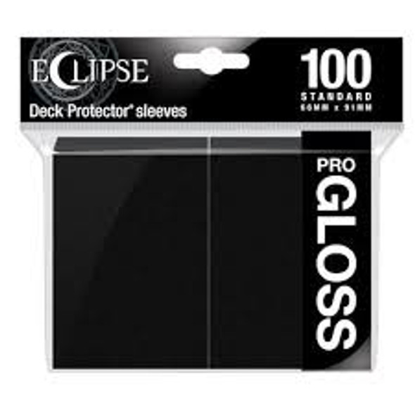 Ultra Pro - Eclipse Gloss Black Deck Protectors (100pkt)