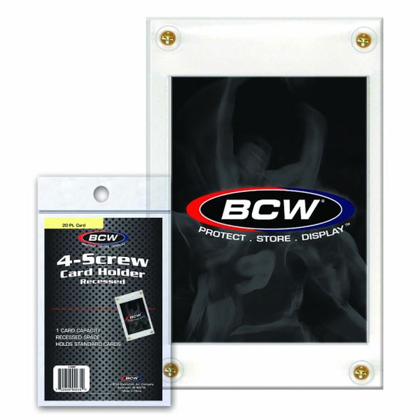 BCW 4-Screw Card Holder Recessed