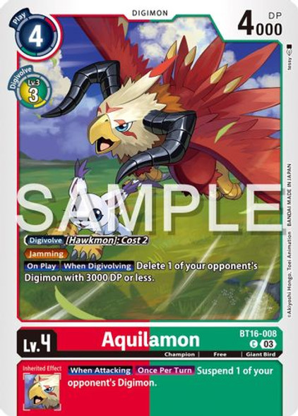 [BT16-008C] Aquilamon