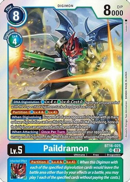 [BT16-025SR] Paildramon (Foil)