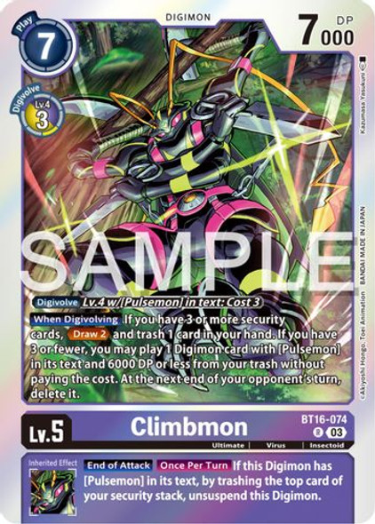 [BT16-074R] Climbmon (Foil)