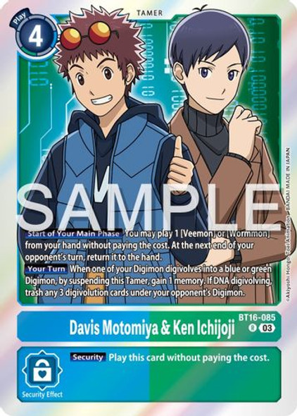 [BT16-085R] Davis Motomiya & Ken Ichijoji (Foil)