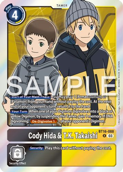 [BT16-088R] Cody Hida & T.K. Takaishi (Foil)