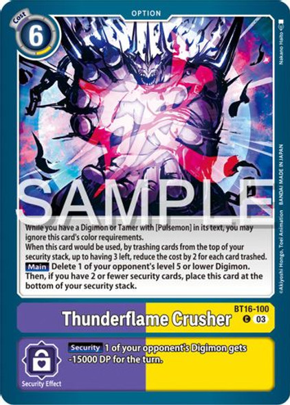 [BT16-100C] Thunderflame Crusher