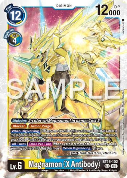 [BT16-102SEC] Magnamon (X Antibody) (Foil)