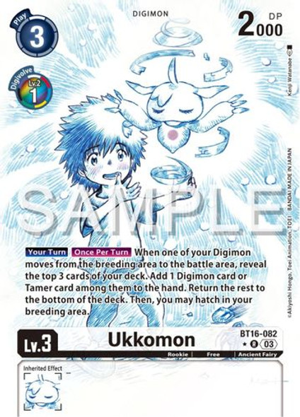 [BT16-082R] Ukkomon (1 Star Alternate Art) (Foil)