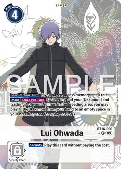 [BT16-090R] Lui Ohwada (1 Star Alternate Art) (Foil)