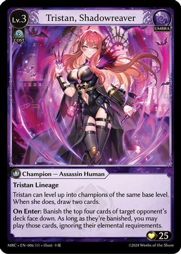 Mercenary’s Blade SR Grand Archive Grand Archive Distorted Reflections Ciel Mirage's Grave Starter