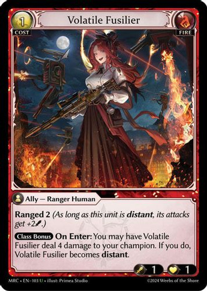 |GA04|<1st>[MRC-EN-103](U) Volatile Fusilier {Foil}