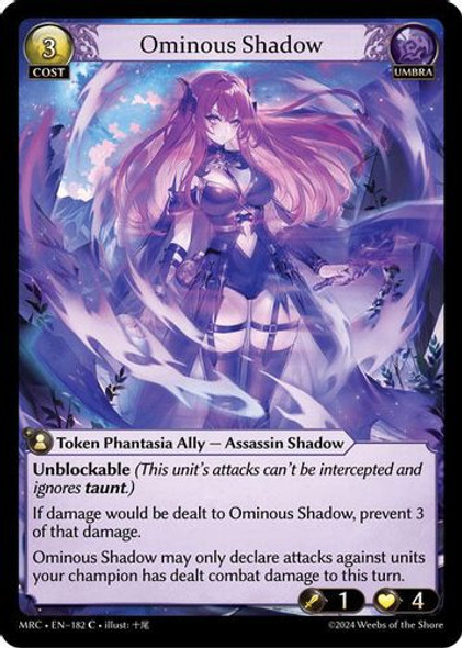 |GA04|<1st>[MRC-EN-182](C) Ominous Shadow {Foil}