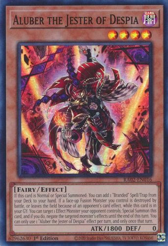 [RA02-EN016] Aluber the Jester of Despia (Secret Rare) <1st>