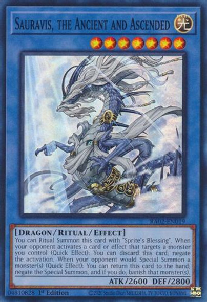 [RA02-EN019] Sauravis, the Ancient and Ascended (Secret Rare) <1st>