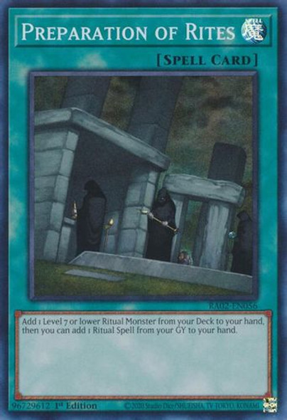 [RA02-EN056] Preparation of Rites (Platinum Secret Rare) <1st>