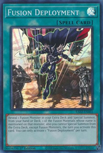 [RA02-EN065] Fusion Deployment (Quarter Century Secret Rare) <1st>