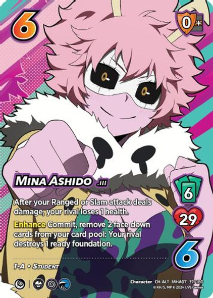 [MHA07-037/180CH-ALT] Mina Ashido (Alternate Art) (Foil)