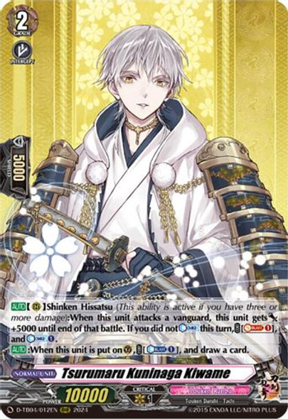 D-TB04/012EN RRR Tsurumaru Kuninaga Kiwame