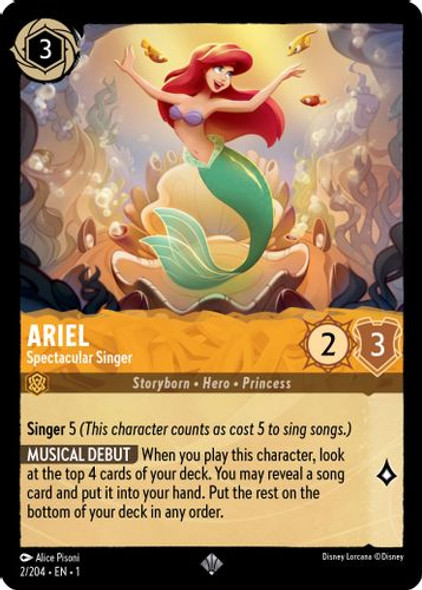 [LOR01-002/204SR] Ariel - Spectactular Singer