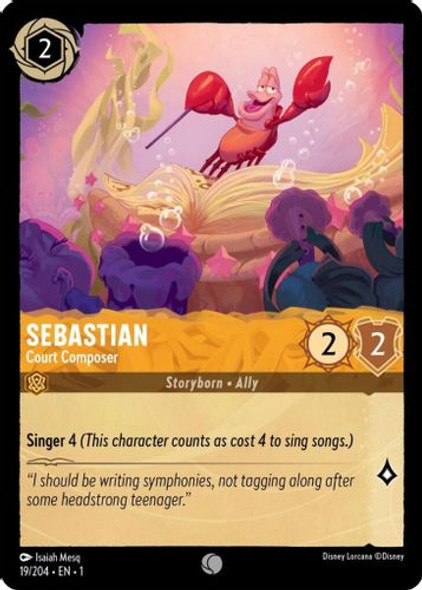 [LOR01-019/204C] Sebastian - Court Composer (Foil)